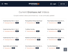 Tablet Screenshot of eromaxx.net